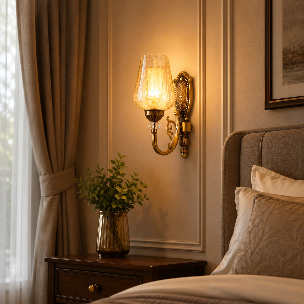 Verona Glass Wall Lamp