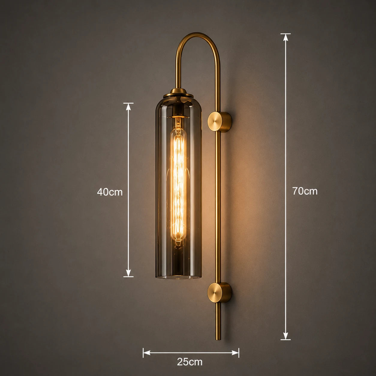 ZENITH WALL LIGHT (SMOKE)