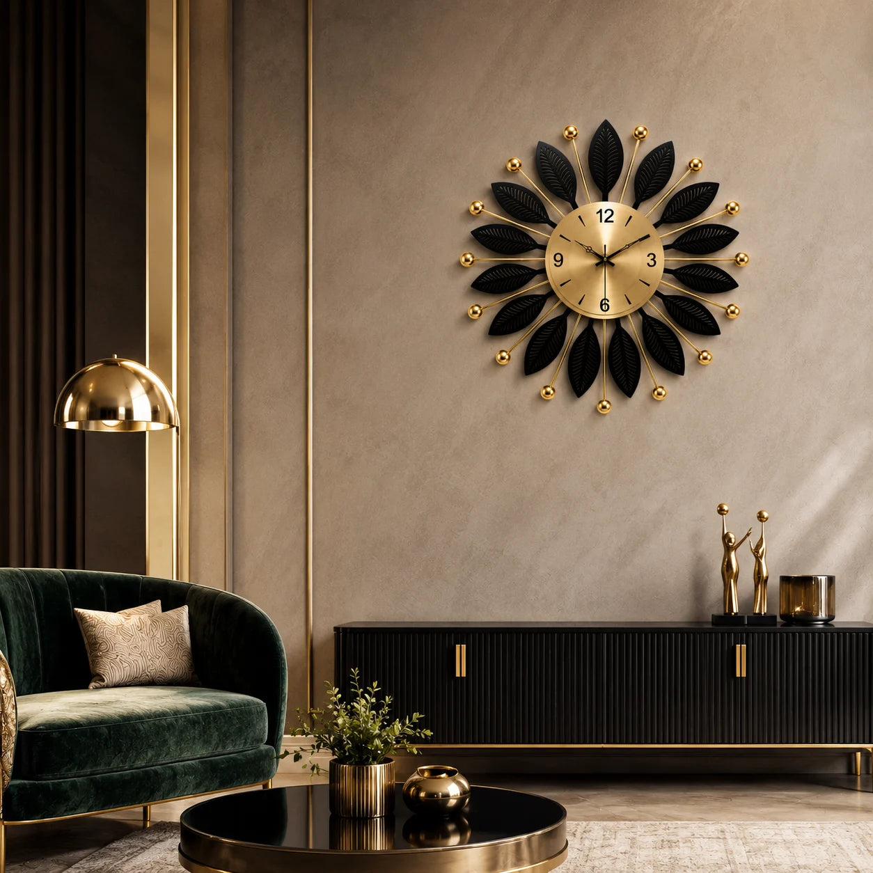 ZENORA DESIGNER METAL WALL CLOCK