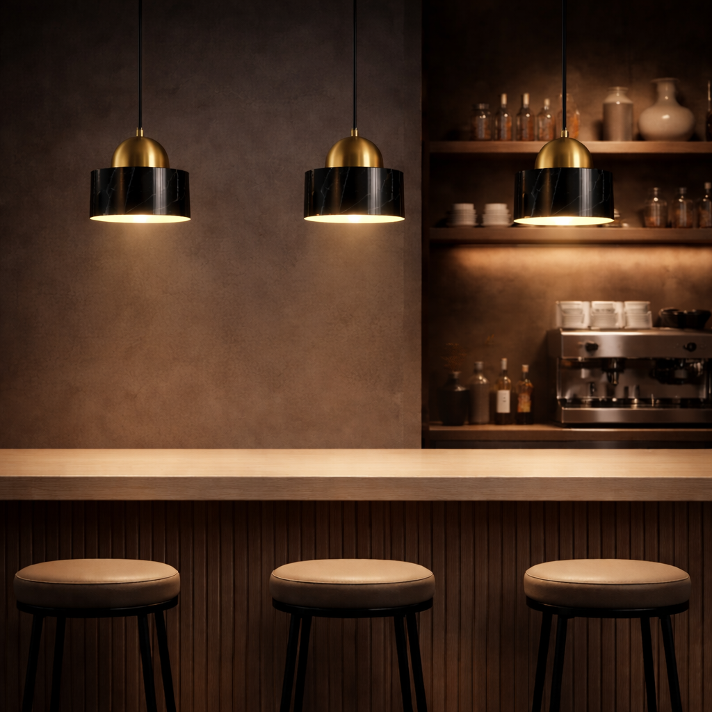 ZENOVA BLACK PENDANT LIGHT