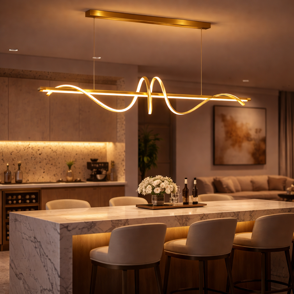 Zynera Curve Pendant Light