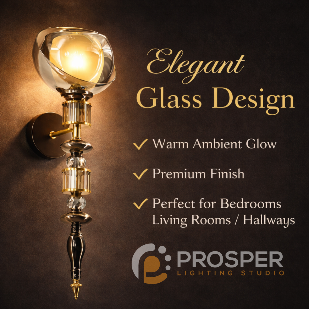 ZYNERA GLASS WALL LIGHT