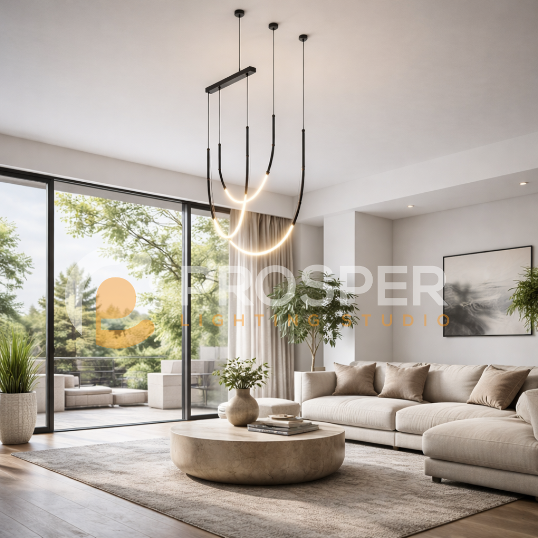 CURVEON LED PENDANTS (SET OF 3)