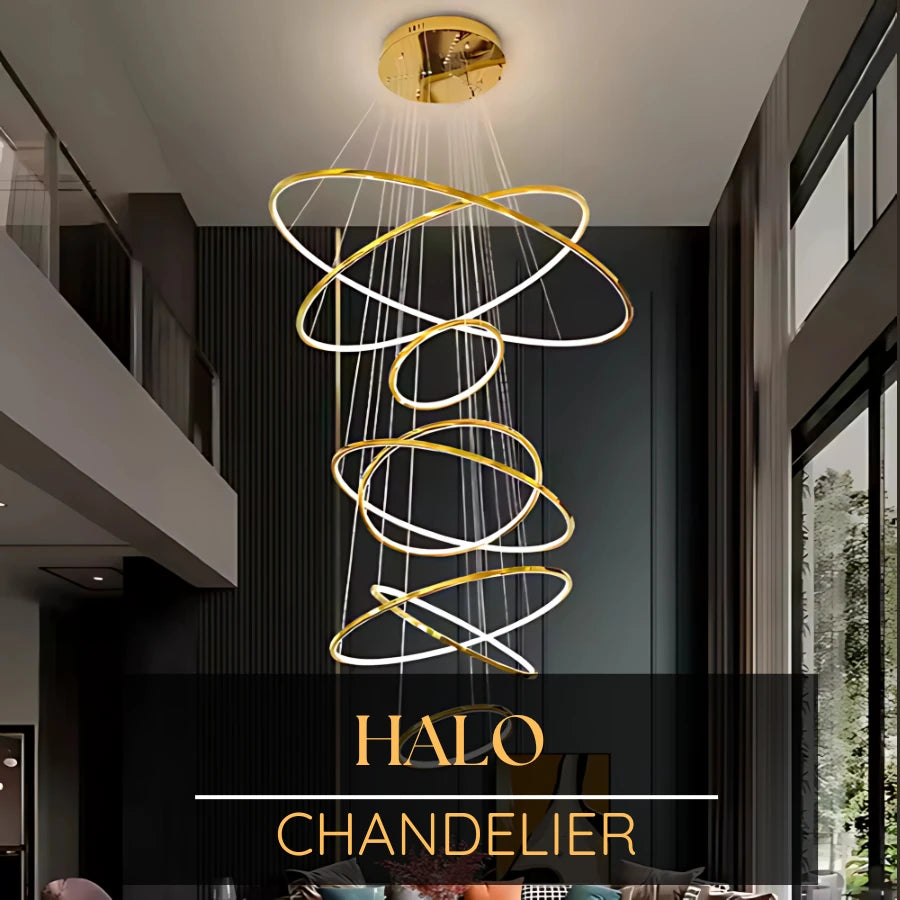 HALO DUPLEX CHANDELIER