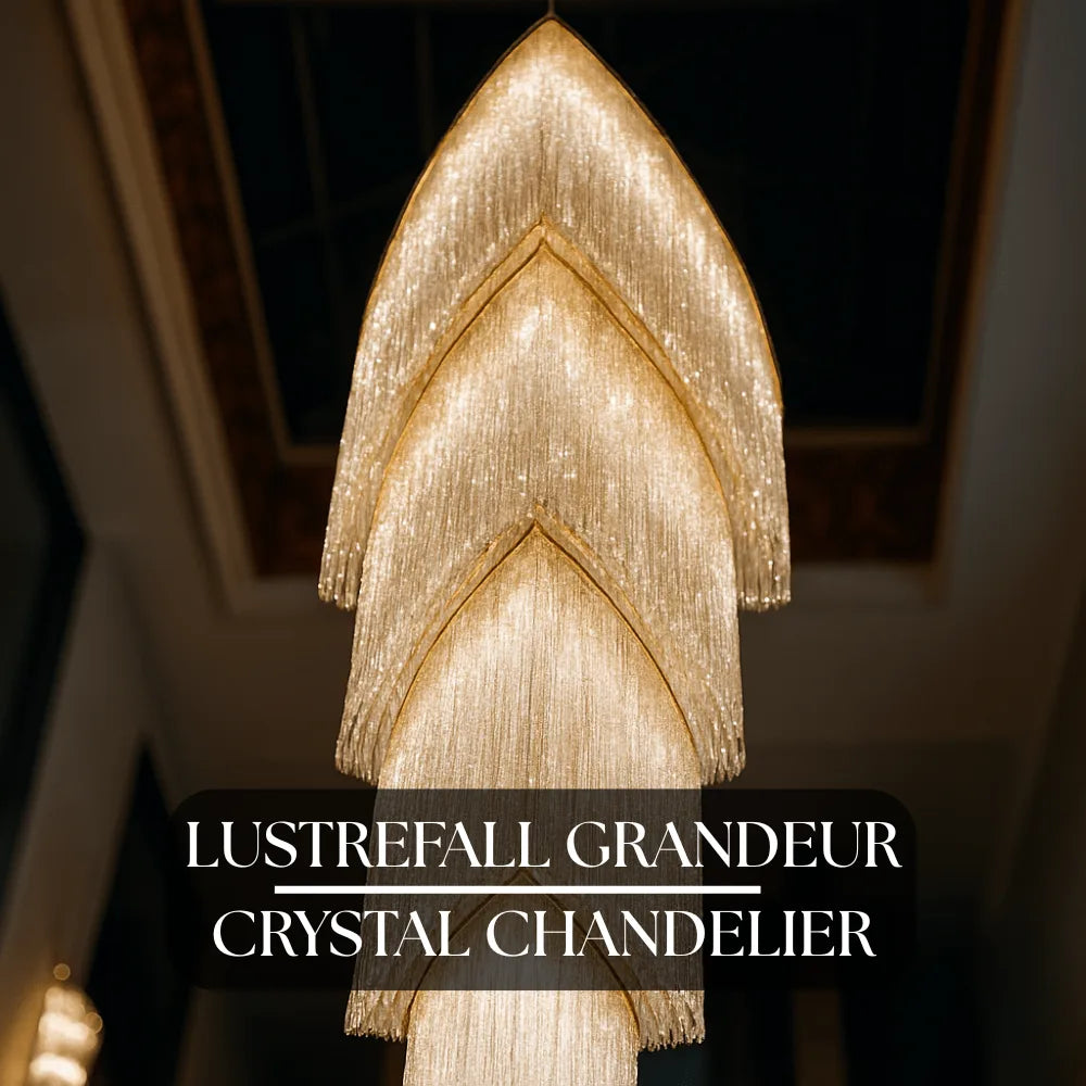 LUSTREFALL CRYSTAL DUPLEX CHANDELIER