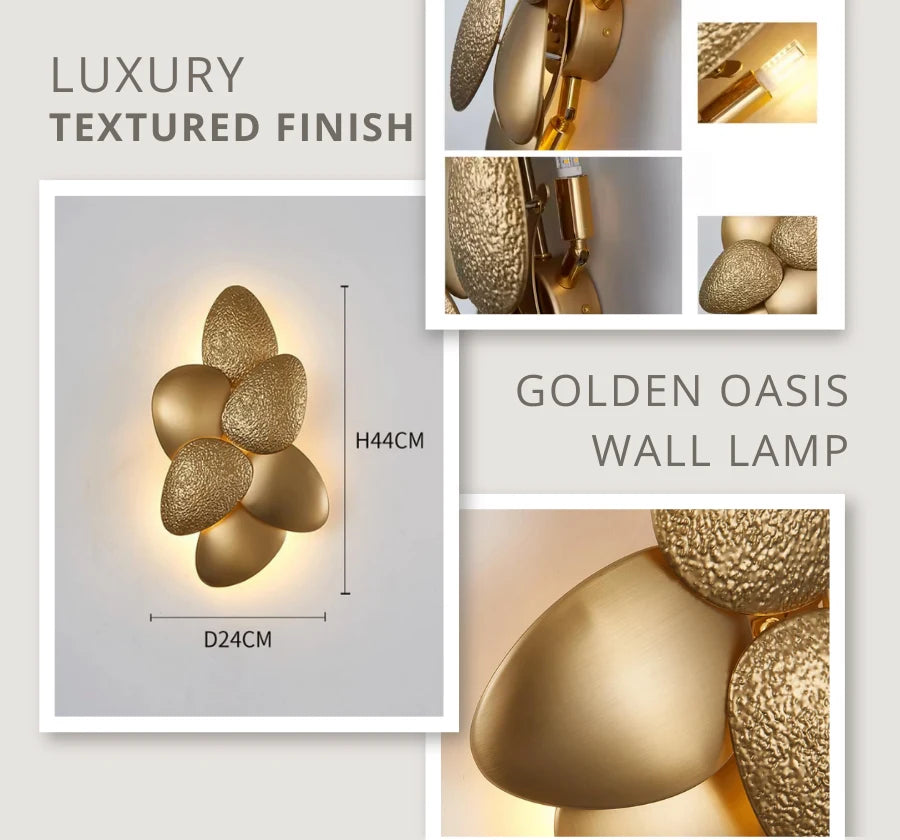 GOLDEN OASIS WALL LAMP