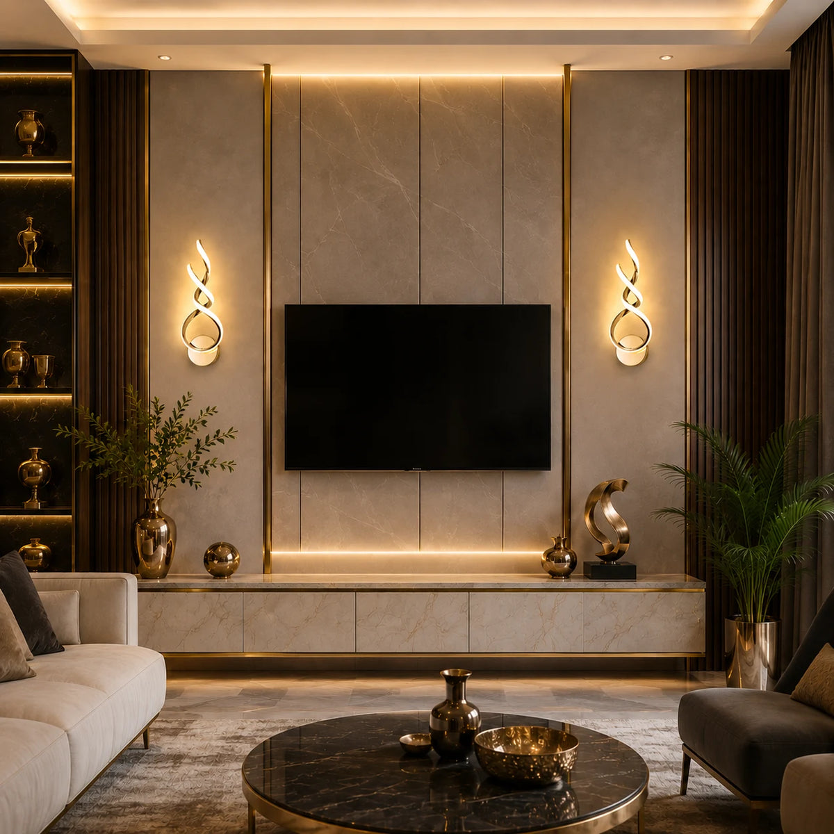 HELIX LOOP LED WALL LIGHT