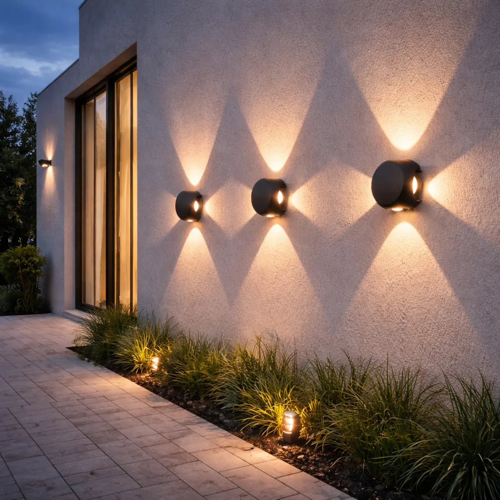 KRYNN 4 WAY FACADE WALL LIGHT