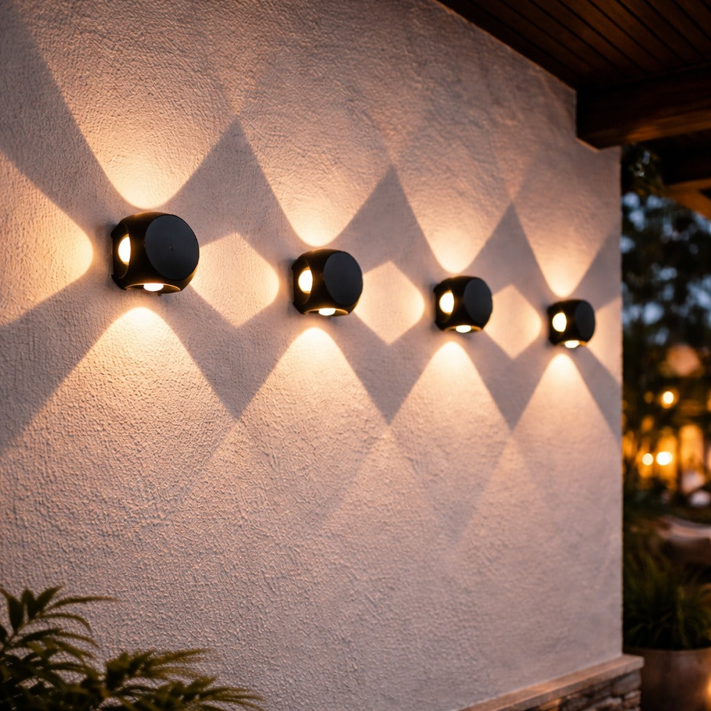 KRYNN 4 WAY FACADE WALL LIGHT