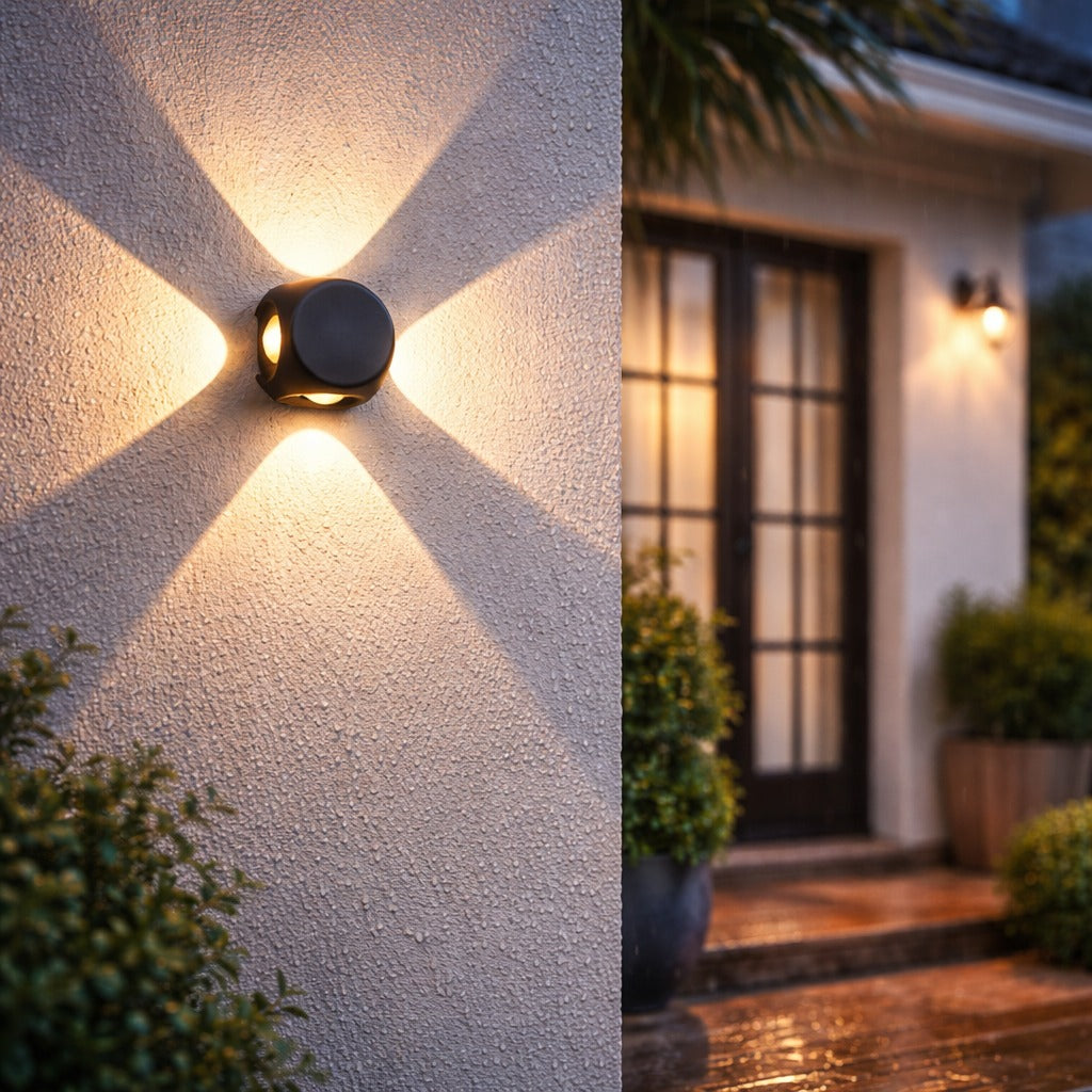 KRYNN 4 WAY FACADE WALL LIGHT