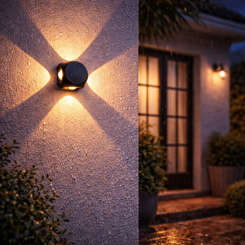 KRYNN 4 WAY FACADE WALL LIGHT