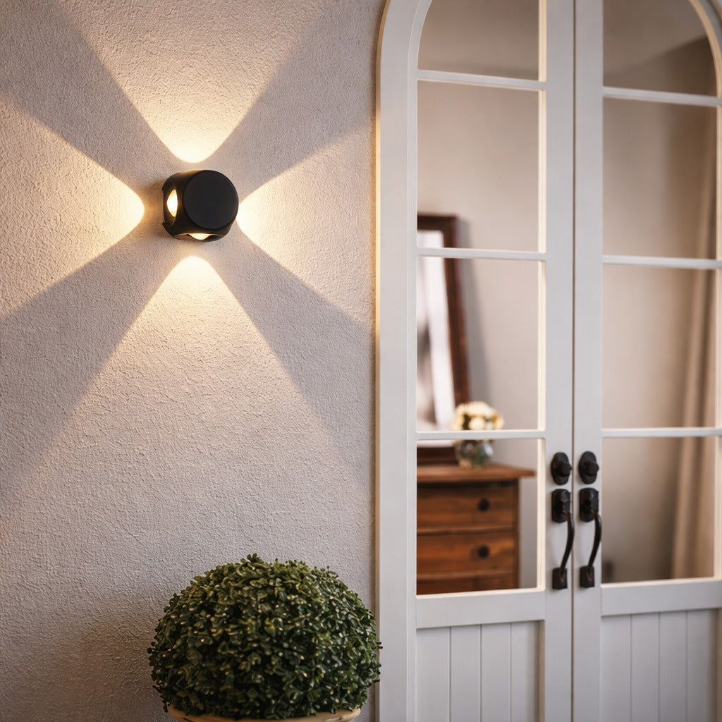 KRYNN 4 WAY FACADE WALL LIGHT