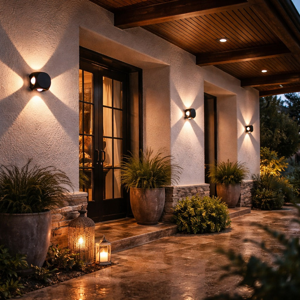 KRYNN 4 WAY FACADE WALL LIGHT