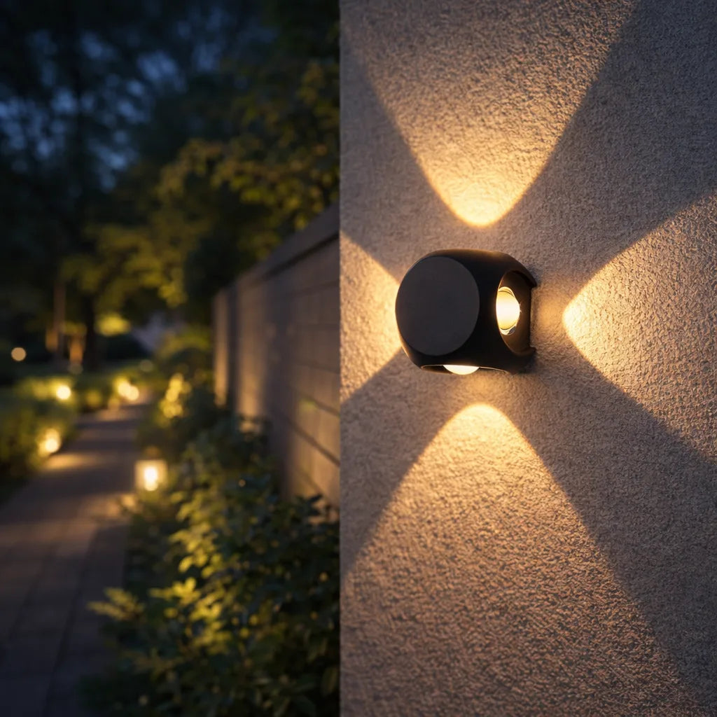 KRYNN 4 WAY FACADE WALL LIGHT