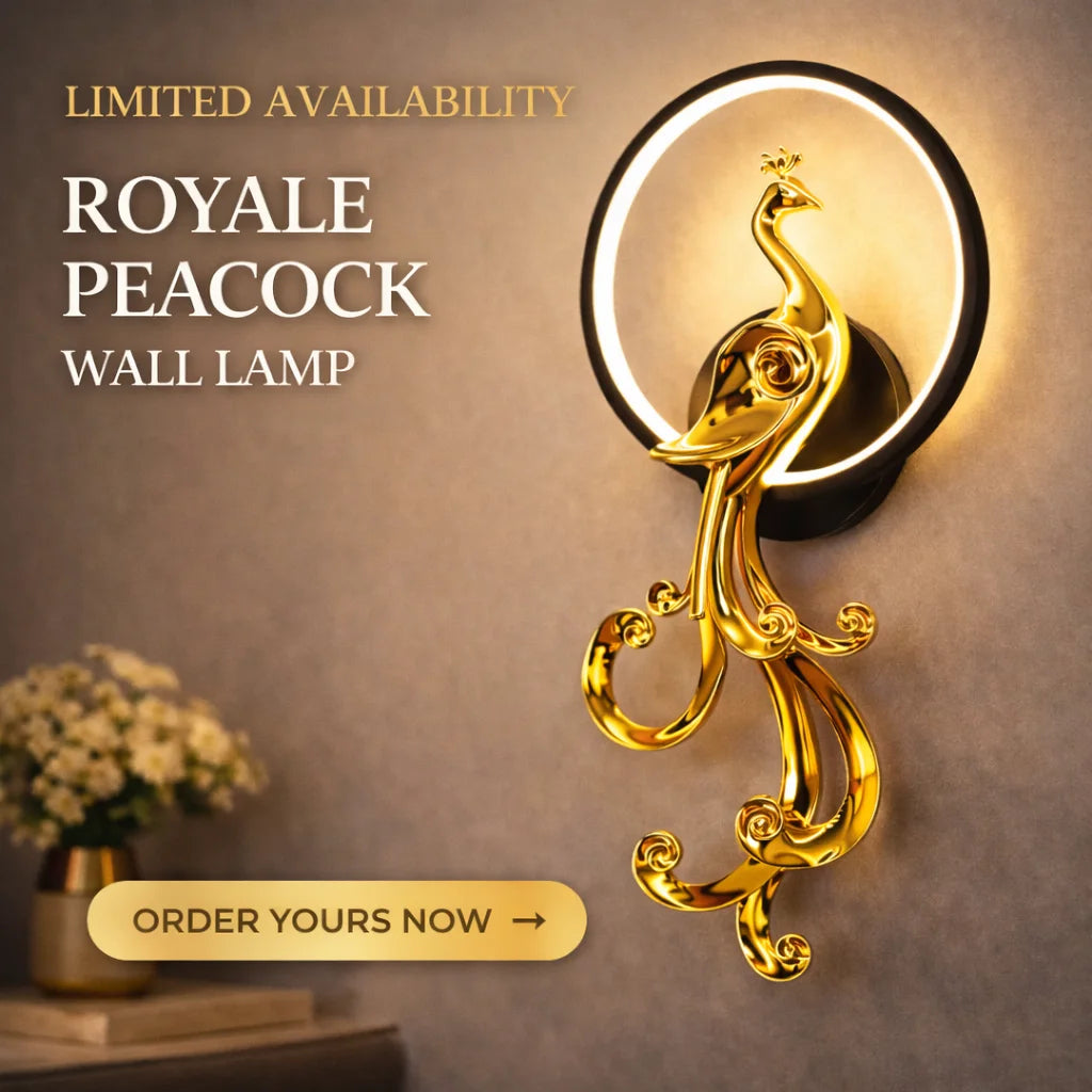 ROYALE PEACOCK WALL LIGHT (Left)