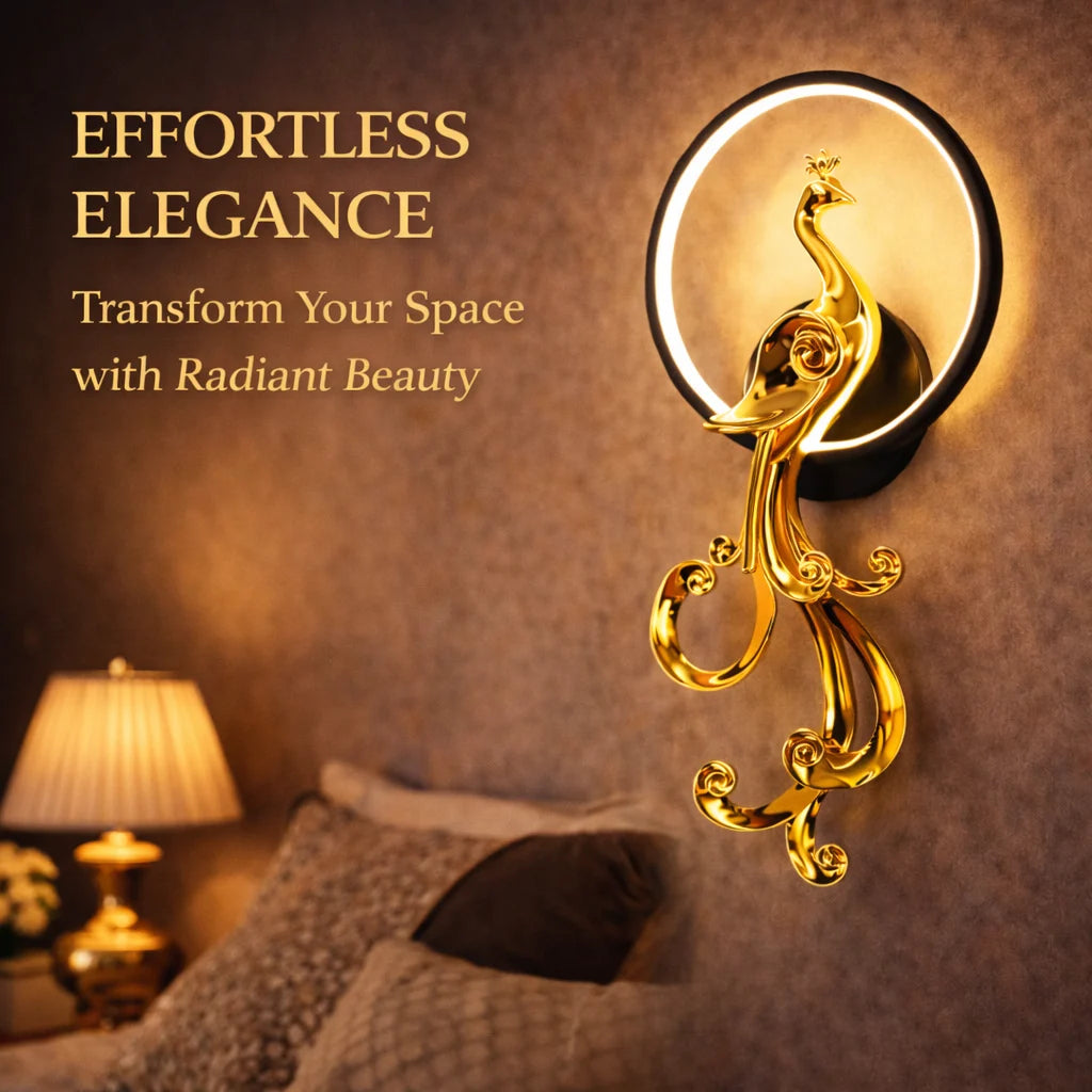 ROYALE PEACOCK WALL LIGHT (Left)