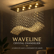 WAVELINE CRYSTAL CHANDELIER