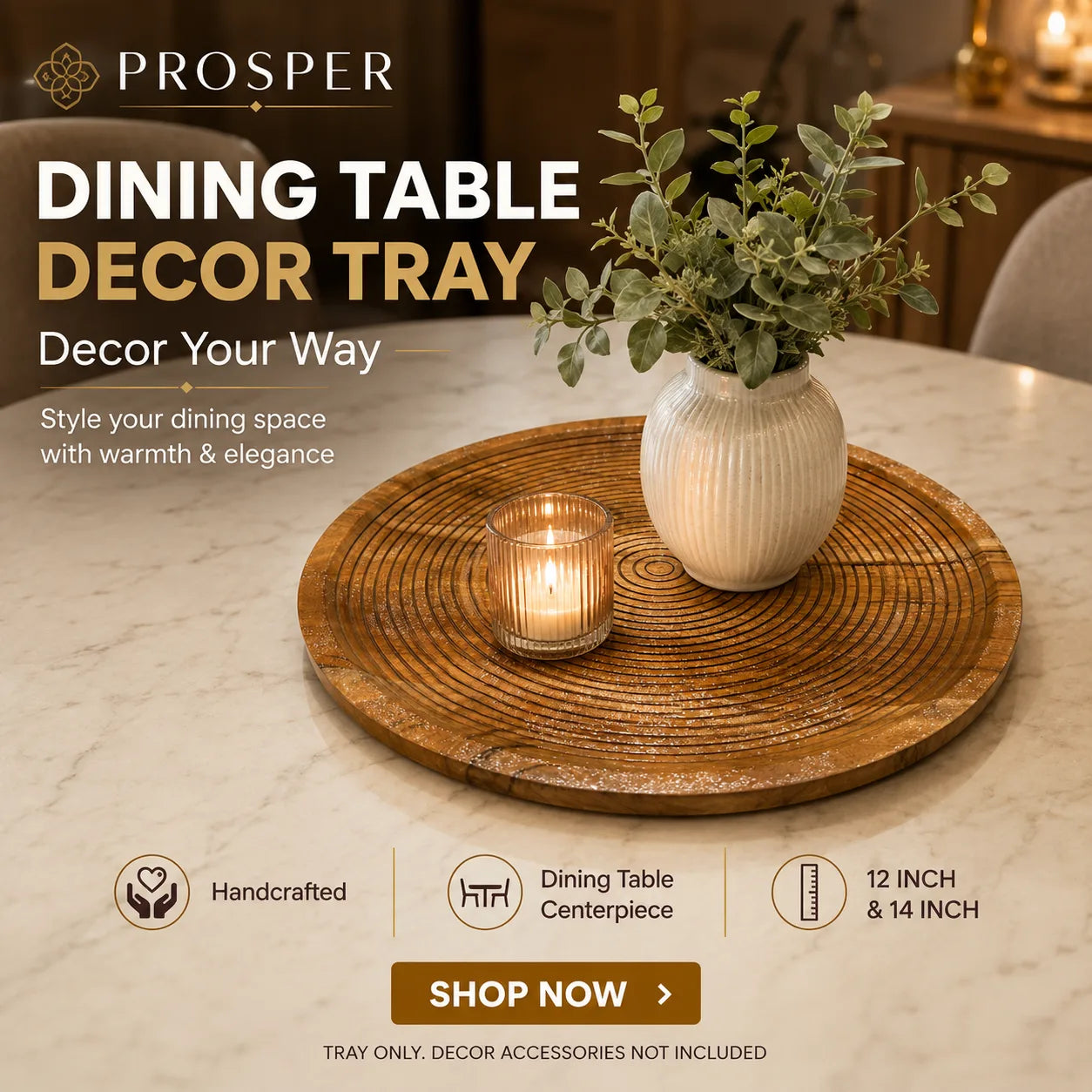 CARVELLO WOODEN TRAY