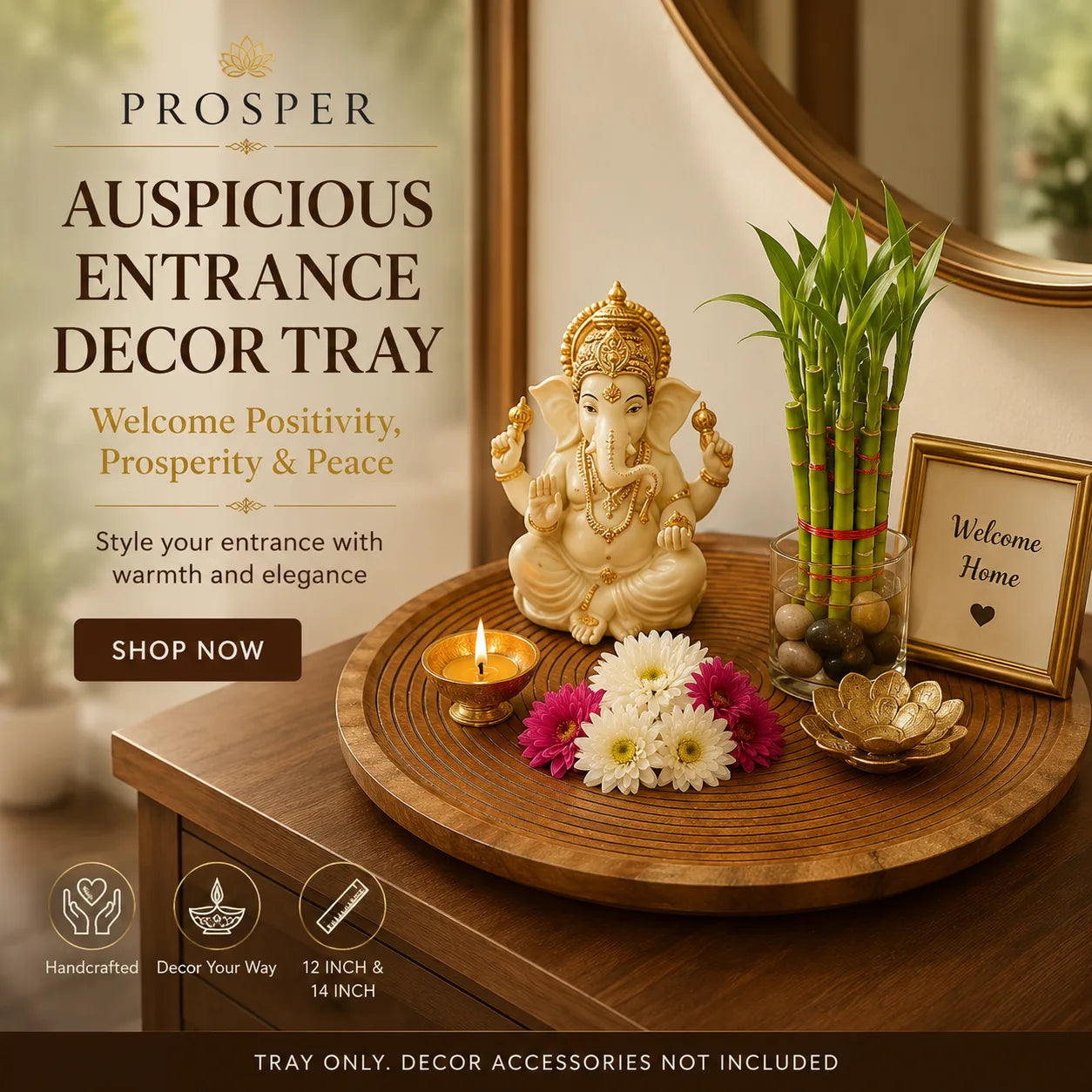 CARVELLO WOODEN TRAY