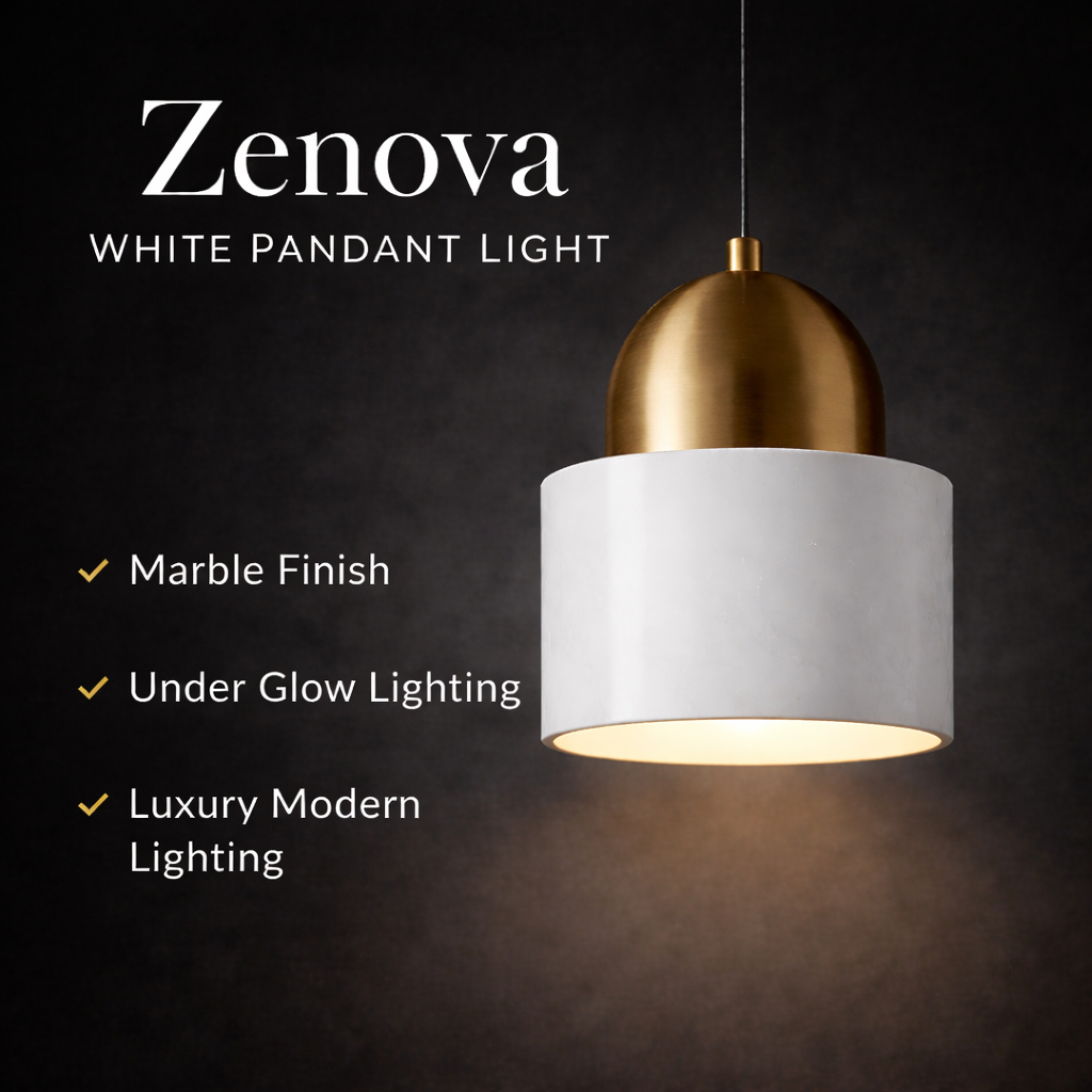 ZENOVA WHITE PENDANT LIGHT